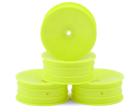 TZO Yellow 1/10 2WD 2.2 Front wheels 4pcs/bag